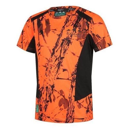 Ridgeline Kids Whanau Tee Blaze Camo/Black (2 Year Old)  - RLKTSWZXB02