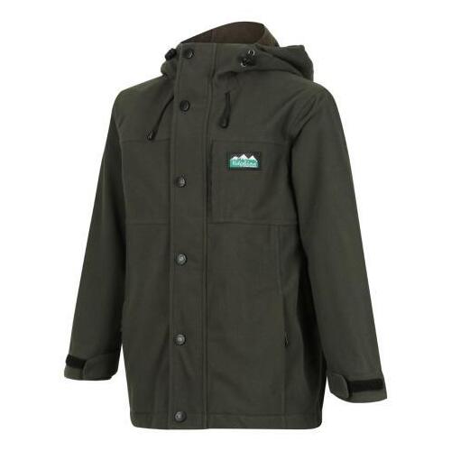 Ridgeline Kids Spray Rain Jacket Forest Green (6 Year Old)  - RLKWJSPFR06