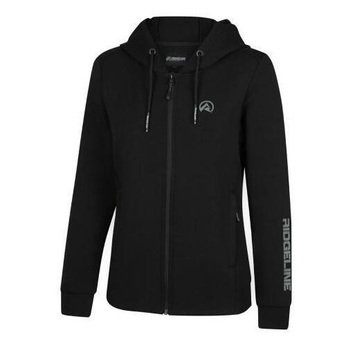 Ridgeline Womens Bonded Hoodie Black XS (08)  - RLLHDBDB0