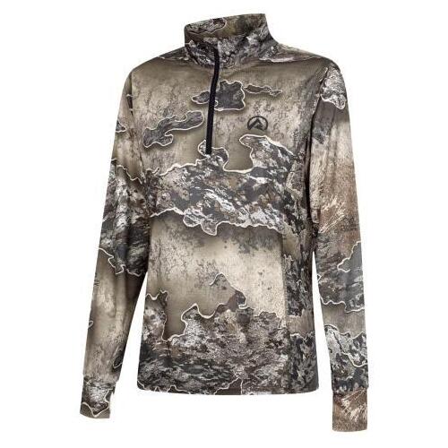 Ridgeline Womens Performance Qtr Zip Top Excape Camo S (10)  - RLLLSMLEX1