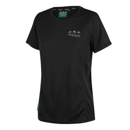 Ridgeline Womens Whanau Tee Black S   - RLLTSWB1