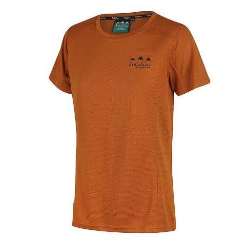 Ridgeline Womens Whanau Tee Rust S   - RLLTSWRT1