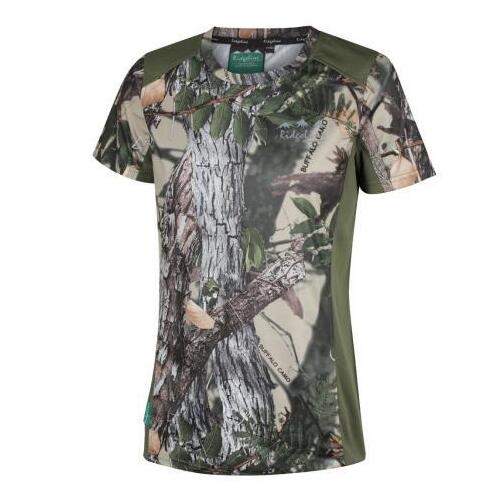 Ridgeline Womens Whanau Tee Buffalo Camo/Field Camo S (10)  - RLLTSWXFO1