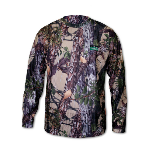 Ridgeline Sable Airflow Long Sleeve T-Shirt Buffalo Camo S  - RLSASTLX1