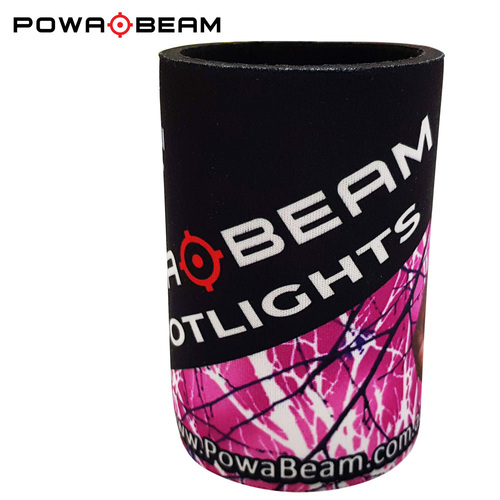 Powa Beam - Pink Camo Stubby Cooler - SC001