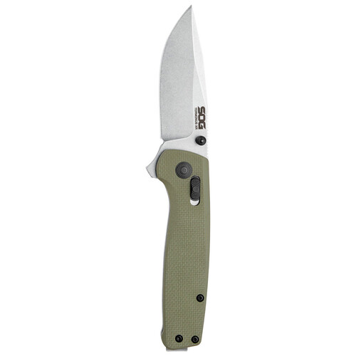 SOG Terminus XR G10 Folding Knife in Olive Drab - TM1022-CP